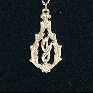SARAH COVENTRY Vintage Initial J Pendant Necklace